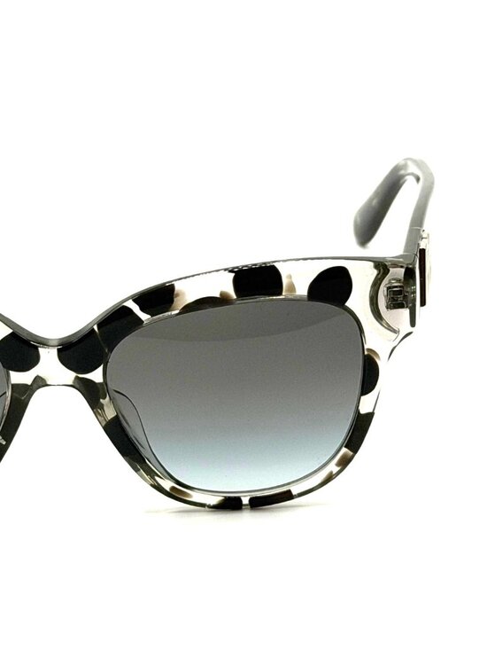 NEW DOLCE GABBANA DG 4407-F 3362/8G BLACK BUBBLE/GREY GRADIENT SUNGLASSES 53MM main image 5